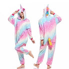 Cozy Kigurumi Costumes in Blue Unicorn and Pink Unicorn Styles - Starry Unicorn / S - onesie