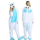 Cozy Kigurumi Costumes in Blue Unicorn and Pink Unicorn Styles - White/Blue unicorn / S - onesie