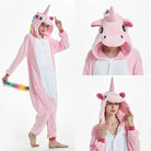 Cozy Kigurumi Costumes in Blue Unicorn and Pink Unicorn Styles - Cosparty