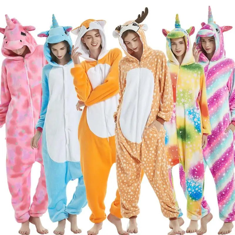 Cozy Kigurumi Costumes in Blue Unicorn and Pink Unicorn Styles - Cosparty