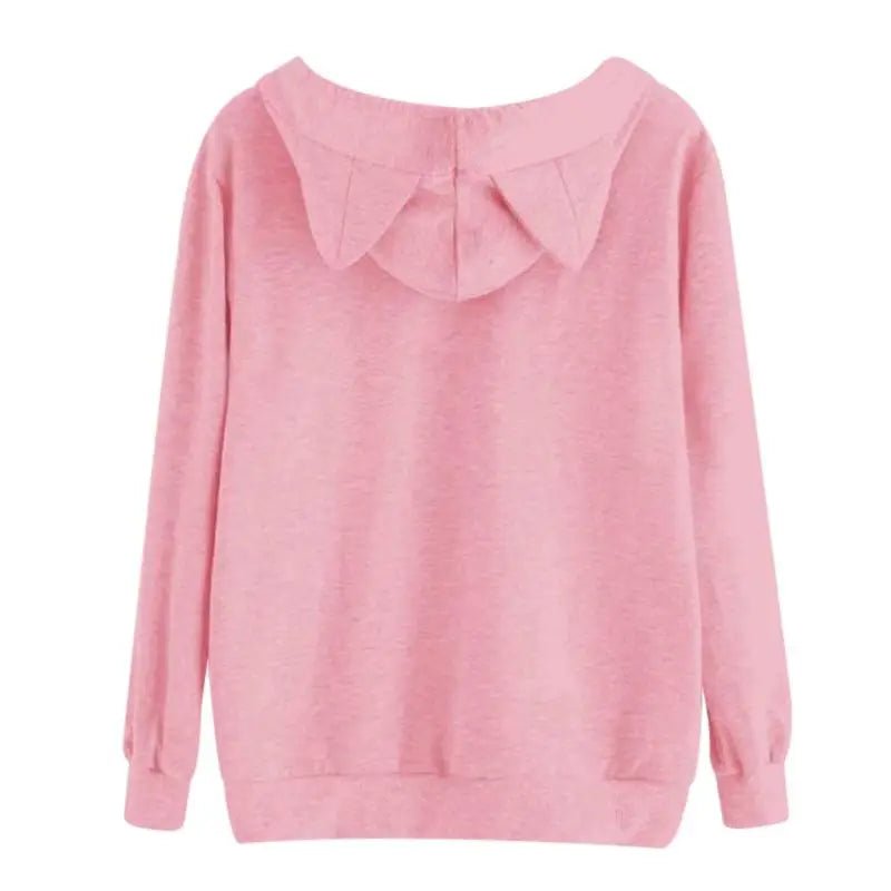 Cozy Kitten Pullover Hoodie for Sleepy Cat Lovers - Cosparty