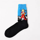 pablo picasso van gogh artist socks unisex paintings watercolor artwork classic contemporary antique vintage art by Cosparty