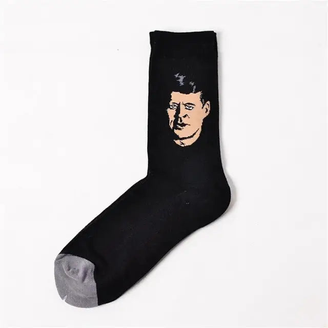 Cozy Knit Socks Featuring Vintage Artwork by Famous Artists - Socks