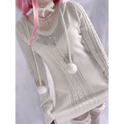 Cozy Knit Sweater Dress for Stylish Comfort Year - Round - Cosparty