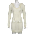 Cozy Knit Sweater Dress for Stylish Comfort Year - Round - Cosparty