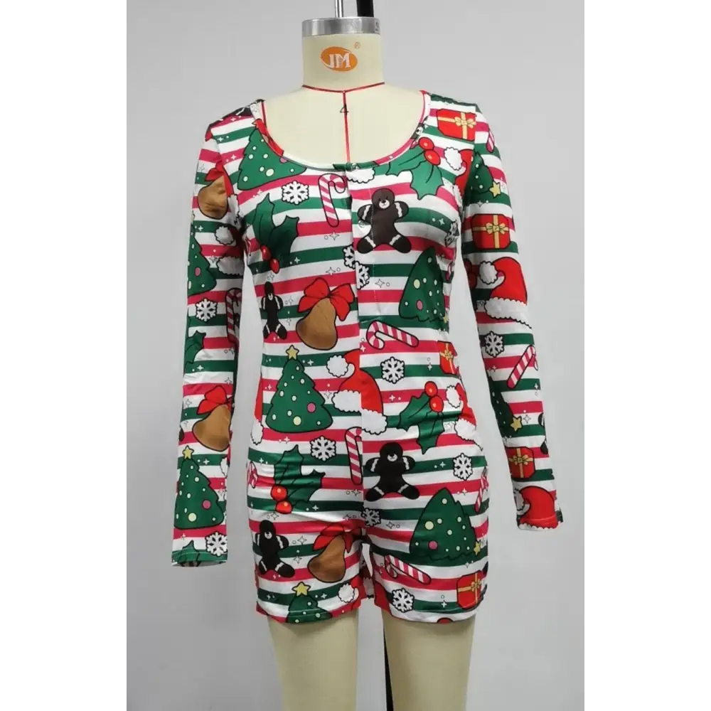 Cozy Long Sleeve Holiday Season Adult Onesie for Comfort and Fun - onesie