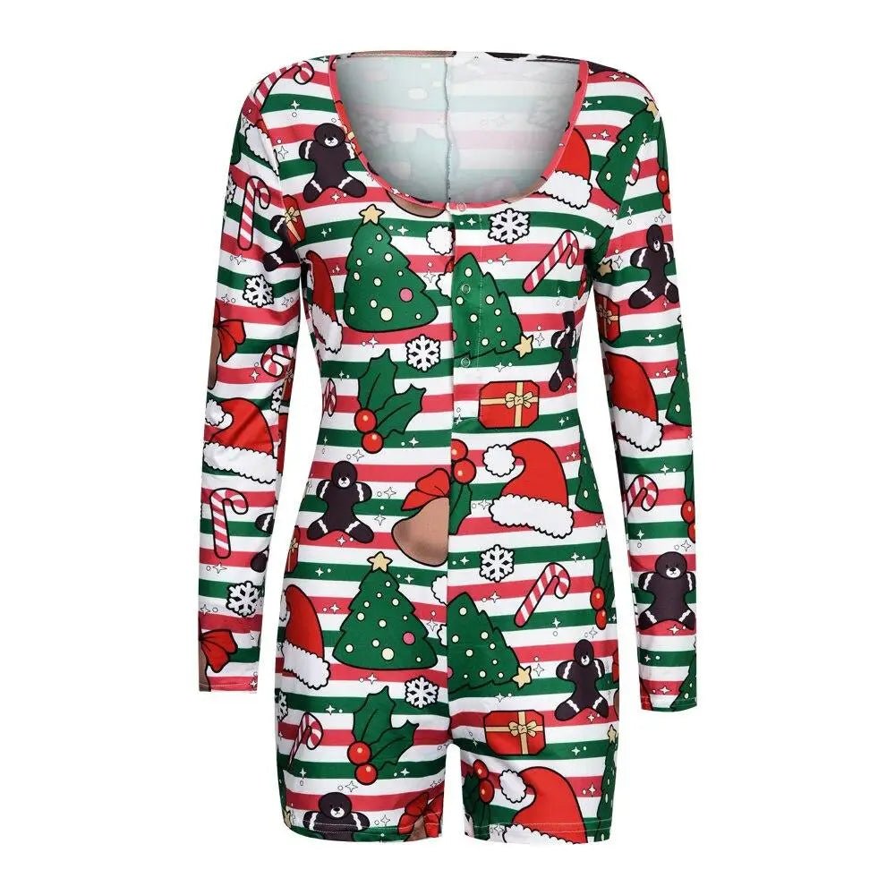 Cozy Long Sleeve Holiday Season Adult Onesie for Comfort and Fun - Cosparty