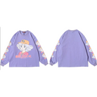 Creamy Mami Pastel Goth Long Sleeve Pullover Sweater - sweater