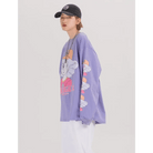 Creamy Mami Pastel Goth Long Sleeve Pullover Sweater - Cosparty