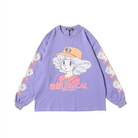 Creamy Mami Pastel Goth Long Sleeve Pullover Sweater - Cosparty