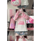 Creepy Cute Hello Kitty Long Sleeve Sweater - Cosparty