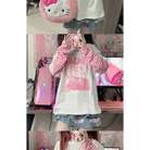 Creepy Cute Hello Kitty Long Sleeve Sweater with Satisfaction Guarantee - top