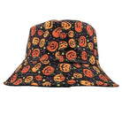 Creepy Cute Jack - o - Lantern Pumpkin Bucket Hat for Halloween Kawaii Style - Cosparty