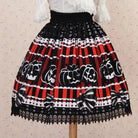 Creepy Cute Jack-o-Lantern Pumpkin Skirt for Year-Round Wear - Skirts