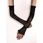 Creepy Cute Spider Web Fishnet Gloves for Gothic Styling - accessories