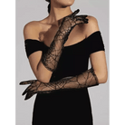 Creepy Cute Spider Web Fishnet Gloves for Gothic Styling - Cosparty