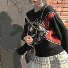 Creepy Cute Teddy Bear Messenger Bag in Gothic Style - Cosparty