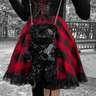 Creepy Cute Teddy Bear Messenger Bag in Gothic Style - Cosparty