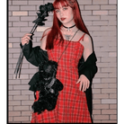 Creepy Cute Teddy Bear Messenger Bag in Gothic Style - Cosparty