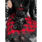 Creepy Cute Teddy Bear Messenger Bag in Gothic Style - Cosparty