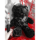 Creepy Cute Teddy Bear Messenger Bag in Gothic Style - Cosparty