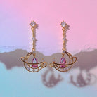 Crescent Moon Crystal Earrings for a Fairy - Like Touch - Cosparty