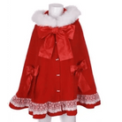 Crimson Red Lolita Winter Jacket Now in Stock org New Condition - Cosparty