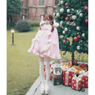 Crimson Red Lolita Winter Jacket Now in Stock org New Condition - Cosparty
