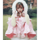 Crimson Red Lolita Winter Jacket Now in Stock org New Condition - Cosparty