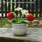 Crochet Strawberry Plants for Whimsical Home Decor - Cosparty