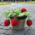 Crochet Strawberry Plants for Whimsical Home Decor - Cosparty