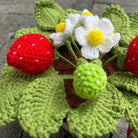 Crochet Strawberry Plants for Whimsical Home Decor - home decor