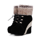 Cruelty - Free Wedge Booties for Your Winter Wardrobe Org Instock - Cosparty