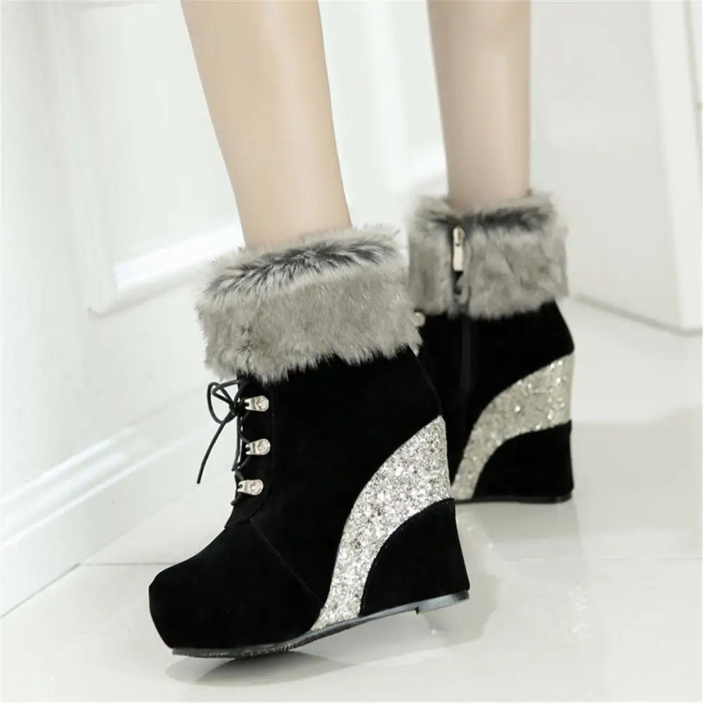 Cruelty - Free Wedge Booties for Your Winter Wardrobe Org Instock - Cosparty