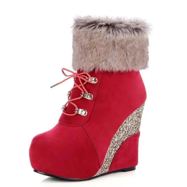 Cruelty - Free Wedge Booties for Your Winter Wardrobe Org Instock - Cosparty