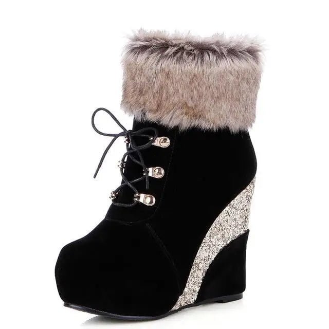 Cruelty - Free Wedge Booties for Your Winter Wardrobe Org Instock - Cosparty