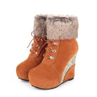 Cruelty - Free Wedge Booties for Your Winter Wardrobe Org Instock - Cosparty