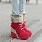 Cruelty - Free Wedge Booties for Your Winter Wardrobe Org Instock - Cosparty
