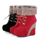 Cruelty - Free Wedge Booties for Your Winter Wardrobe Org Instock - Cosparty