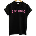 Cry Baby Classic T-Shirt with Cute Tear Design - Cosparty