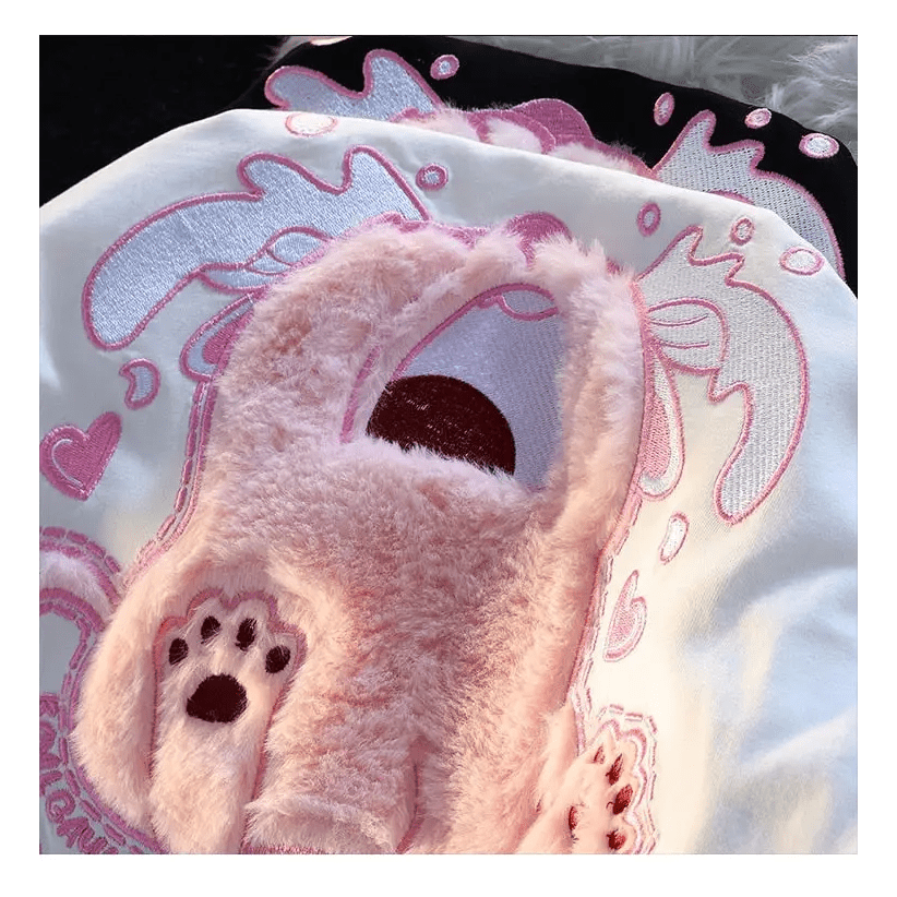 Crybaby Kitten Fluffy Tee for Ultimate Kawaii Comfort - Cosparty