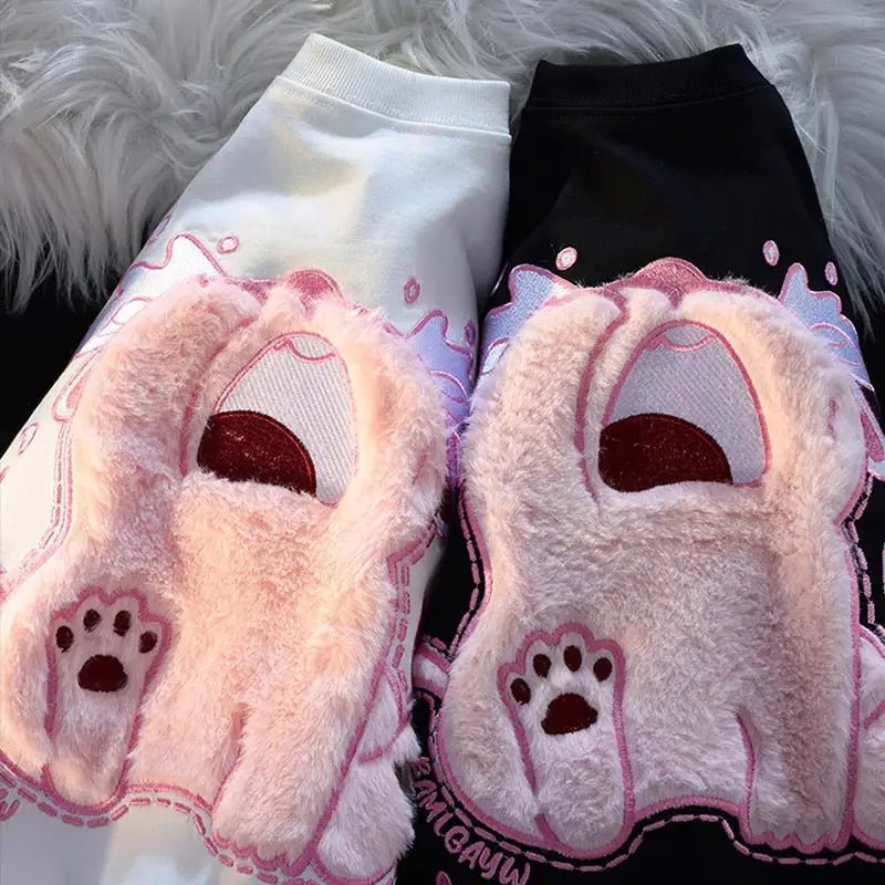 Crybaby Kitten Fluffy Tee for Ultimate Kawaii Comfort - Cosparty