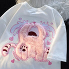 Crybaby Kitten Fluffy Tee for Ultimate Kawaii Comfort - Cosparty