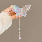 Crystal Butterfly Claw Hair Clip - clips, hair accessories, hair accessory, hair clip Cosparty