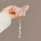 Crystal Butterfly Claw Hair Clip - clips, hair accessories, hair accessory, hair clip Cosparty