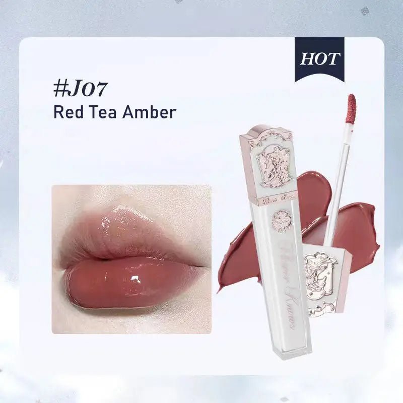 Crystal Embellished Jelly Liquid Lipsticks for a Luxurious Vanity Display - Cosparty