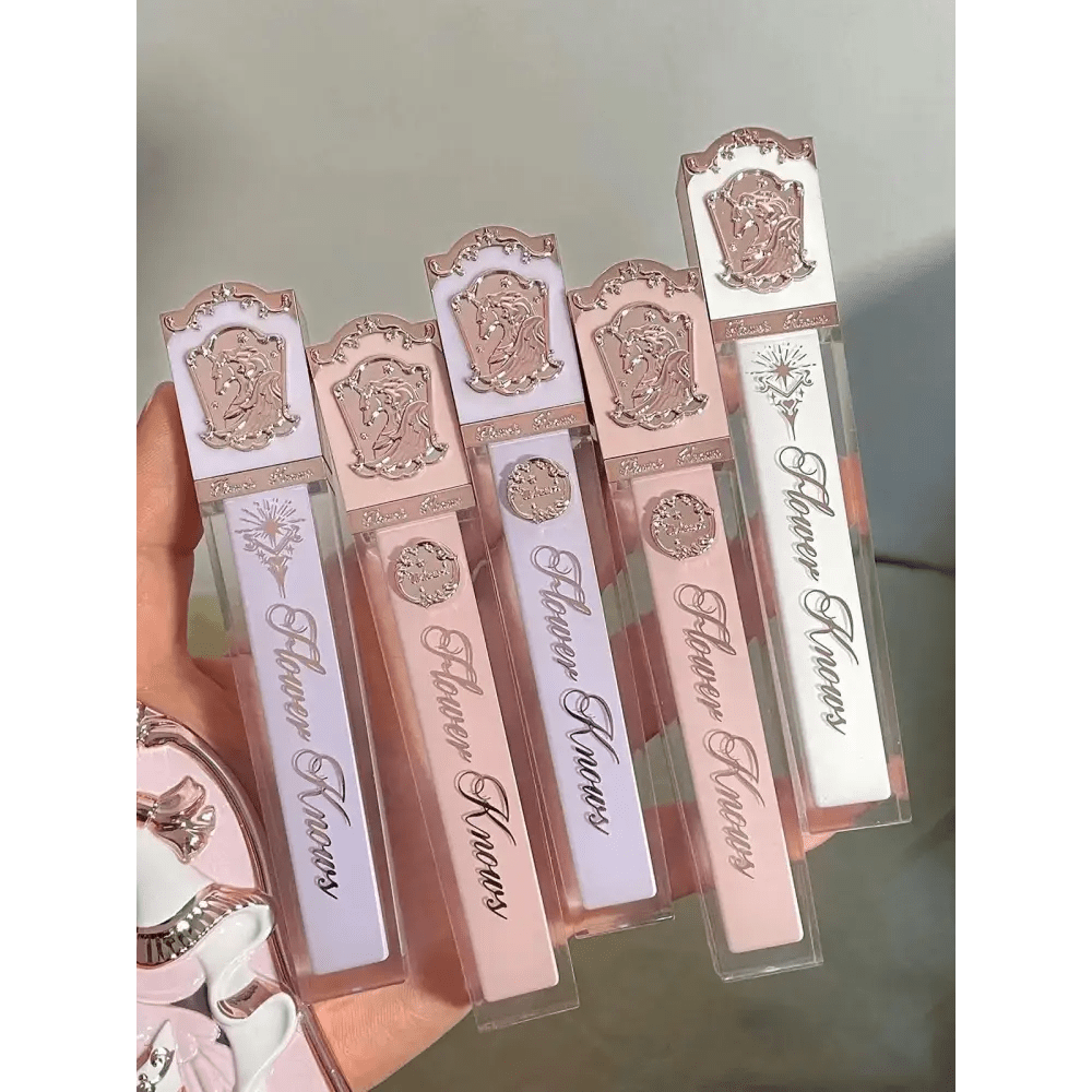 Crystal Embellished Jelly Liquid Lipsticks for a Luxurious Vanity Display - Cosparty