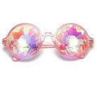 Crystallized Jewel Sunglasses with Kaleidoscope Effect - Sunglasses