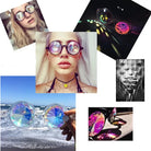 Crystallized Jewel Sunglasses with Kaleidoscope Effect - Sunglasses