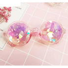 Crystallized Jewel Sunglasses with Kaleidoscope Effect - Cosparty